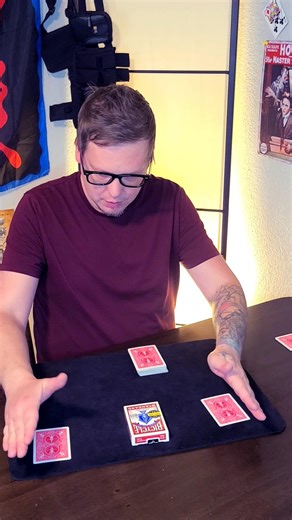 These Two Cards Switch Places Instantly 🤯 #Shorts