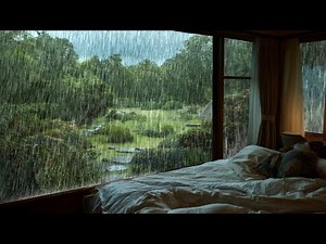 Ambient Night Rain to Let Go of the Day | 12 Hours Rain Sounds for Sleeping