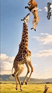 Tiger vs Giraffe: The Clash No One Expected! 🐅🦒💥#tigervsgiraffe #animalbattle #wildlifefight