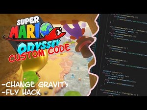 Fly Hack, Change Gravity | My first SUPER MARIO ODYSSEY Custom Code Hack/Mod