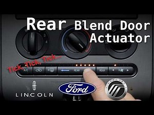 Rear HVAC Blend Door Actuator Replacement | Ford Expedition 2007-2017
