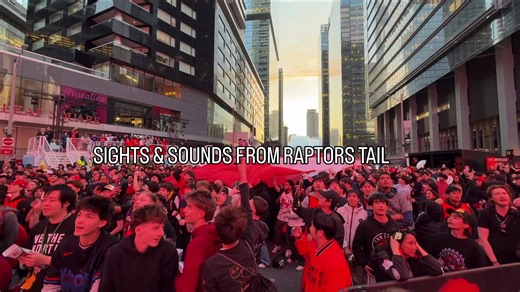 A whole vibe at Raptors Tailgate 🏀 ➡️ see y’all on Sunday : look out on Fan Access to get your free passes for Game 4 #raptors #nba #nbaplayoffs