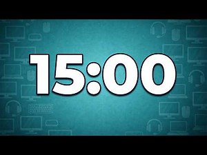 15 Minute Silent Computer Timer (No Sound Countdown)