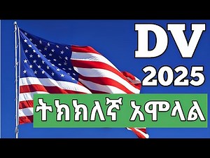 How to Apply Dv Lottory 2025 Application//ዲቪ 2025 ትክክለኛ አሞላል በስልክ