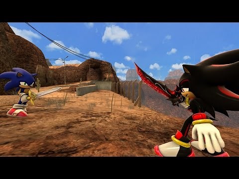 [SFM] Pre-battle Cutscene Sonic vs. Shadow
