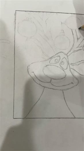 Cute winter drawing tutorial #subscribe #drawing #tutorial