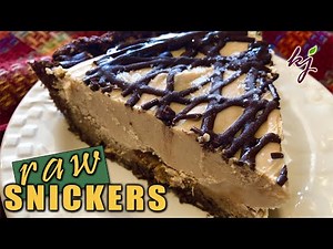 Incredible Snickers Tart | Healthy No Bake Snickers Pie Recipe