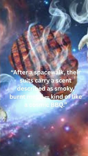 Fun Fact 28 - "Space Smells Like BBQ!" #fun #facts #fact #shorts #short #entertainment