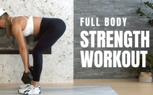 【Heather Robertson】45分钟哑铃全身力量训练