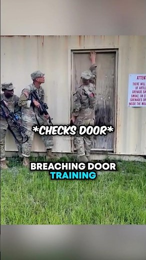 Breaching Door TRAINING 🫢🧐