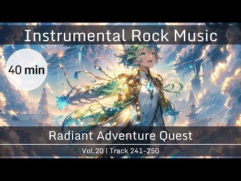 Radiant Adventure Quest Vol.20 (Track 241-250) - Complete Album | Instrumental Rock Music Series