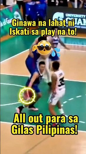 Pinulbos lang ni Iskati! 😱💨💦 #shorts #shortsfeed #basketballshorts #viral