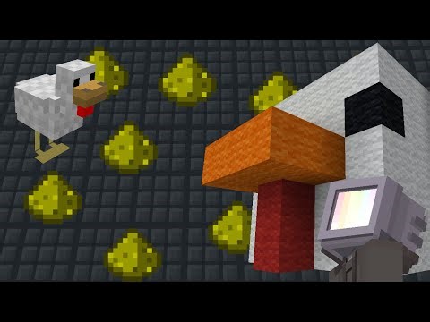 Energized Glowstone and Chickens | Minecraft Compact Claustrophobia Ep 18
