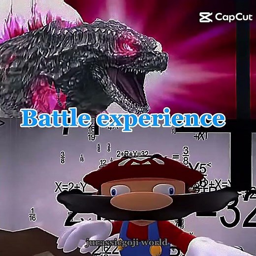 godzilla evolved vs smg4 mario#godzilla #smg4 #mario