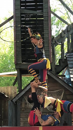 Barely Balanced #amazingvideo #amazing #barelybalanced #fun #funnyreels #funnyvideos #funny #acrobatics #renfest #georgia #georgiarenfest #festival #renaissance #laugh #laughter #adventuresthatrock #balance #hulahoop #hulahooping #renaissancefestival #GARenFest #small #medium #large | Adventures That ROCK