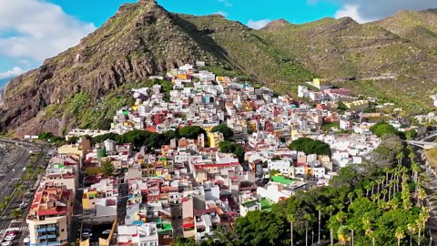 Drone Flight Over San Andres, Tenerife