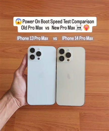 🔥 iPhone 13 Pro Max vs iPhone 14 Pro Max ⚡ Power On Boot Speed Test | SHOCKING Winner! 😱🚀 #Shorts