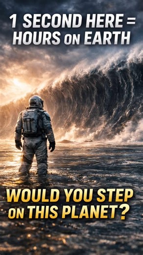 “1 Hour Here = 7 Years on Earth 😱 | Interstellar Miller Planet” 🚀🌊