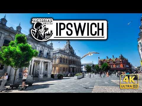 My Walk Around Ipswich, Suffolk, UK: A Town Once Ruled by the Vikings [4K]