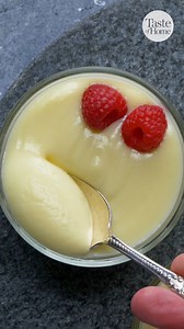 This vanilla pudding recipe will have you permanently crossing instant pudding mix off your shopping list! Full recipe here: bit.ly/3BdLtfU | Taste of Home