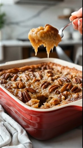 Sugar-Free Pecan Pie Dump Cake A gooey, caramel-pecan “pie” layer with a buttery crumb topping—made Sugar-Free but still rich, cozy, and perfect for holidays or potlucks. ​ Ingredients Pecan layer (Sugar-Free) 2 large eggs, lightly beaten ​ 1/2 cup packed brown sugar-free sweetener (brown monk fruit or brown erythritol) (replaces brown sugar) ​ 1 cup sugar-free caramel topping (look for no-sugar-added) (replaces caramel topping) ​ 1/2 cup sugar-free salted caramel topping (replaces salted carame