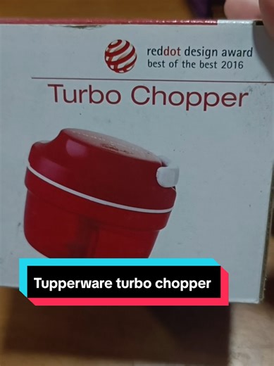 Must buy Tupperware turbo chopper #tupperware #foodchopper #minichopper #easytouse #portable