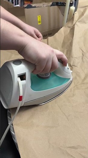 Don’t forget you can iron shipping paper to make wrapping paper