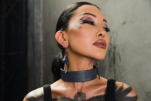 Black Choker Collar Metal and Leather Necklace for Women, Gothic Choker, 90s Emo Choker - Etsy