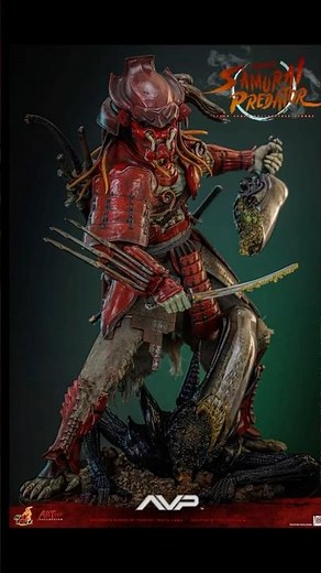 Alien vs. Predator 1/6 Akaoni Samurai Predator by hottoys #alien #predator #samurai #aliens #figure