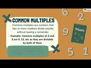 HCF and LCM Video Lecture | Mathematics for Class 5