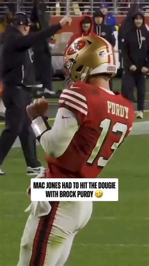 OurSF49ers || 49ers on Instagram: "#49ers Mac Jones hit the Dougie with Brock Purdy last night 💀 Teammate of the year 🤝 Via: @NFL"