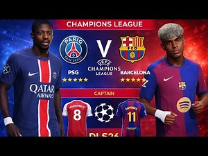 DLS 26 | PSG 🆚 BARCELONA | UCL | |Dream League Soccer 2026 Gameplay ⚽