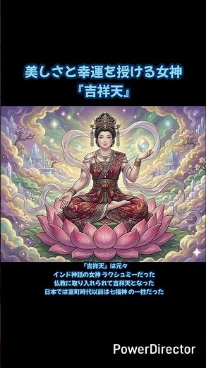 【見るだけで開運】魅力運が高まっています～『吉祥天』からの開運メッセージ ＃吉祥天 #七福神 ＃おみくじ