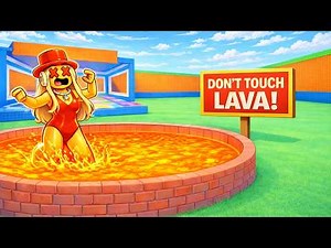 Survive The Floor Is LAVA To Win A Secret Prize