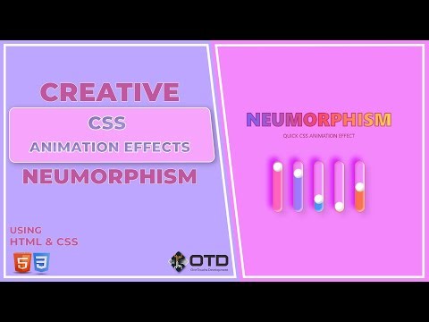 Create Latest 2024 CSS Animation Effects | Neumorphism Effect | HTML CSS Tutorial