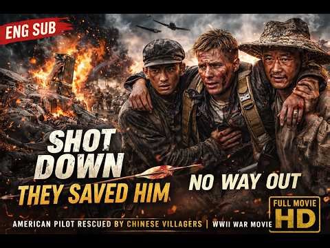 [ENG SUB] Shot Down Over Enemy Territory | American Pilot Rescued by Chinese Villagers | WWII Movie