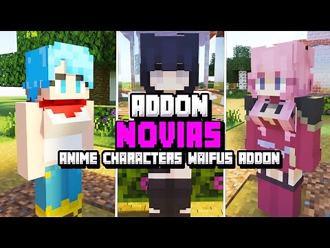 ADDON de NOVIAS para MINECRAFT PE 1.19 * Anime Waifus Addon 1.19 * MODS para MINECRAFT PE 1.19
