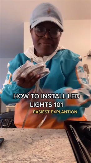 Reply to @khara.tezoh HOW TO INSTALL LED LIGHT LEDS WITHOUT THEM FALLING #FallGuysMoments #FamilyRecipe #ledlights #ledlightstrips #ledlightstutorial