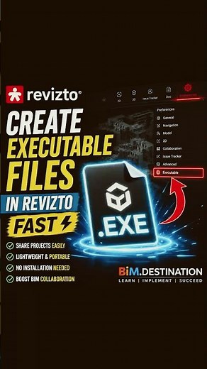 How to Create an Executable File in Revizto ⚡ BIM Automation in Seconds!