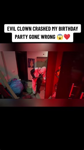 Evil Clown Crashes Birthday Party: A Scary Surprise!