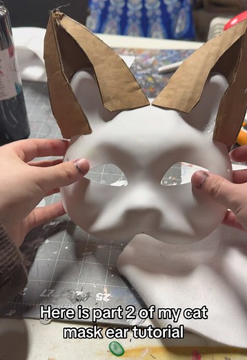 Cat mask felting tutorial!! :D . . . #therian #furry #theriangear #therianthropy #fursuit