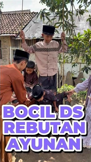 Eid, but they fight over the swing #villagechildren #davidsunairi