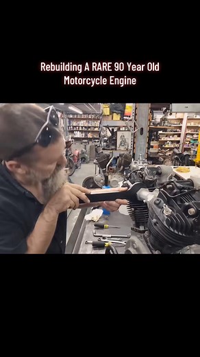 Rebuilding A RARE 90 Year Old Motorcycle Engine #harley #engine #harleydavidson #rebuilding #old #wheelsthroughtime | Engine Rebuild Motorcycle