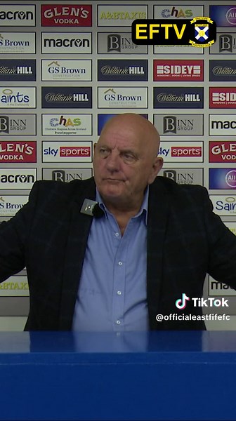 Manager Dick Campbell Speaks After Match Against St. Johnstone | East Fife TV
