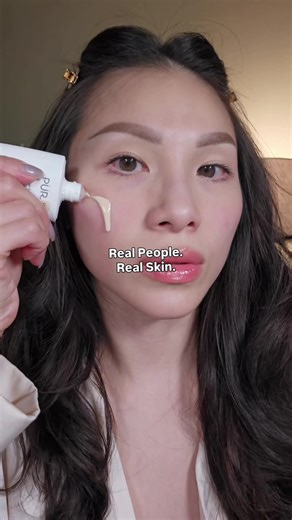 Need a complexion base that feels like skin? Our 4-in-1 Skin Tint Mineral SPF 59 is the perfect example of this! #PUR #PURMinerals #SkinTint #Later