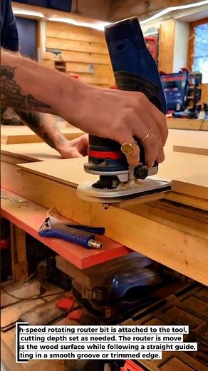 How to Make Straight Lines on Wood Using a Handheld Router!