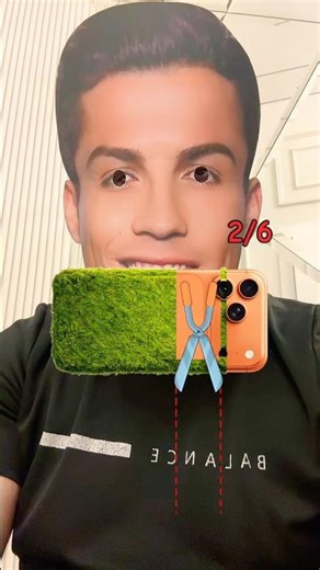 Ronaldo Has ONLY 6 Cuts to Save the Phone… One Mistake = GAME OVER! #cr7 #shorts