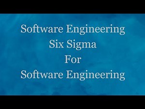 Six Sigma For Software Engineering - Unit -5 ( Software Engineering) JNTUH (B.Tech)