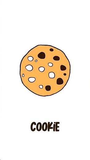 Easy Cookie Drawing #shorts