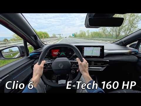 Renault Clio Hybrid 2026 POV Test drive (E-Tech 160 HP)
